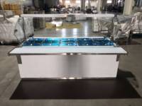 Vitrine chauffante de comptoir pour aliments chauds