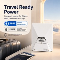 Support de batterie externe SwiftJoy à clipser pour Starlink Mini 127Wh 35000mAh portable avec charge rapide DC USB-C PD 65W et câble