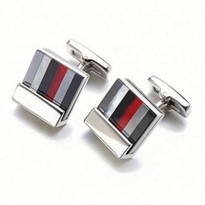 Wholesale Custom Rusty Free Blank Sublimation <b>Cufflinks</b> for <b>Men</b> - Product Image 1