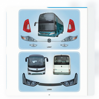 Kit d'éclairage universel pour autocars : Ensemble de phares et feux arrière pour Yutong, Kinglong, Higer, AsiaStar - Pièces de rechange