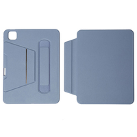 Casing Tablet iPad Magnetik yang Dapat Dilepas untuk Model Pro Mini Air-Casing Pelindung Tahan Jatuh dengan Cakupan Penuh dari Kulit Imitasi