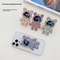 Support de téléphone portable pliable et invisible en forme de figurine d'astronaute de dessin animé, tendance sur TikTok, populaire auprès des filles qui regardent des dramas