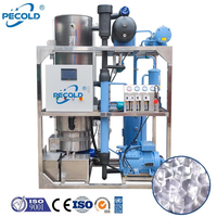 Máquina de Hielo Industrial Monofásica de Tubo Cilíndrico de 1-20 Toneladas con Dispensador de Hielo para Uso Comercial, Componente Principal del Compresor Bristol