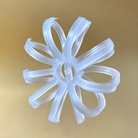 Anneau de rosette en plastique PP de 47 mm pour emballage aléatoire en tour, pour épurateur et traitement des gaz résiduels