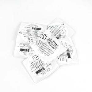 Custom Double Layer <b>Waterproof</b> Round Vinyl Adhesive Label <b>Stickers</b> Double-Sided Double-layer label - Product Image 3