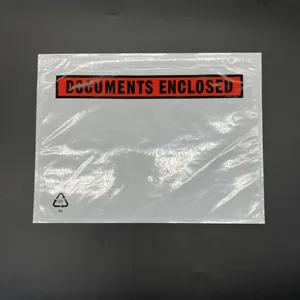 Phong Bì Danh Sách Đóng Gói Nhà Cung Cấp Của Nhà Sản Xuất Để Bảo Vệ Tài Liệu Khỏi Danh Sách Đóng Gói Không Thấm Nước Phong Bì Nhựa Trượt - Product Image 1