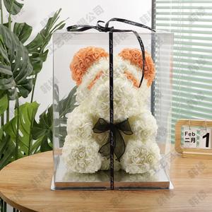 ODIS Orsetto di Rose Premium con Bouquet di Seta a Fioritura Completa, Best Seller per Brand E-commerce - Product Image 2