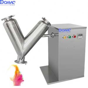 เครื่องผสมผงแห้งสแตนเลสสำหรับห้องปฏิบัติการ DA-VH8 สำหรับผสมแป้ง เครื่องเทศ เครื่องปรุงรส โปรตีนผง ใช้ในห้องปฏิบัติการ เครื่องผสมแบบวีขนาดเล็ก - Product Image 4