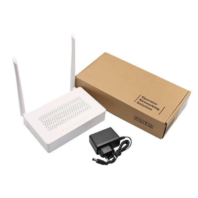 Dual Band AC onu 1GE+3FE+POTS+WIFI Epon Gpon Ont 5dBi 4 Antennas Xpon Onu Compatible with all brands of OLT