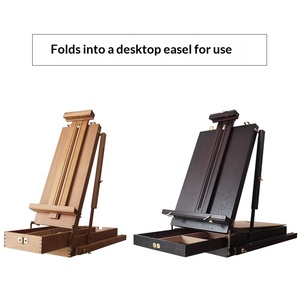 <span class=keywords><strong>Kit</strong></span> de Dessin et Peinture Tout-en-un de Luxe Marron pour Artistes et Étudiants - Modèle MN-96 (Vente en Gros) - Product Image 3