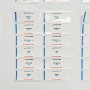 Etiqueta Adhesiva para Vacunas, Cuidado de la Salud, Laboratorio, Material BOPP Blanco, Laminación Brillante, Etiqueta de Producto para la Industria Médica - Product Image 3