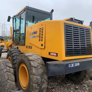 รถเกรดเดอร์มือสอง Caterpillar รุ่น GR180 ปี 2022 อุปกรณ์ก่อสร้างงานหนัก 140k สีเหลือง ยางขนาดใหญ่ เครื่องยนต์สมบูรณ์ - Product Image 1