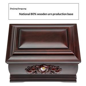 畅销福禄寿实木乌木男女生日盒原木小棺材葬礼用品中国 - Product Image 4