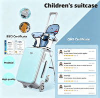 Valise rigide moderne pour PC, légère et multifonctionnelle, 20 pouces, avec siège enfant, chariot, OEM/ODM