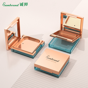 Estuche compacto de polvo 2 en 1 personalizado, contenedor de 10ml vacío de doble capa - Product Image 1