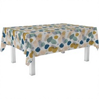 Nappe en PVC à motif de feuilles, résistante aux taches, imperméable, anti-huile, rectangulaire, pour table à manger, pour la maison, les fêtes