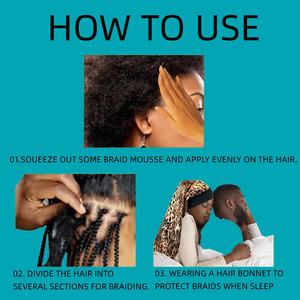 <span class=keywords><strong>Mousse</strong></span> coiffante végétalienne naturelle 237 ml à l'huile d'<span class=keywords><strong>olive</strong></span> pour tresses, torsades et locs, marque distributeur, pour cheveux bouclés - Product Image 5