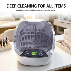 <span class=keywords><strong>Limpiador</strong></span> ultrasónico de maquillaje Codyson <span class=keywords><strong>CD</strong></span>-7920 profesional para uso doméstico con frecuencia de 42KHz, construcción de ABS y acero inoxidable. - Product Image 4