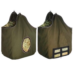 Échantillon gratuit Vente en gros Sac à foin pour chevaux en polyester léger, portable, personnalisable, pour le stockage et l'alimentation des balles de foin - Product Image 5
