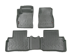 Tapis de sol de voiture en TPE 3D antidérapant de luxe écologique, <span class=keywords><strong>3</strong></span>,5 mm d'épaisseur, ensemble complet, toutes saisons, doublures de voiture personnalisées, vente en gros Dodge - Product Image 1