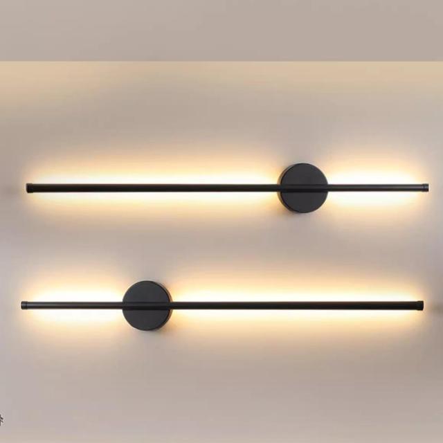 Magnetic Rechargeable Living Room Background Wall Lamp Grille Long Bedroom Bedside LED Ambient Wall Light