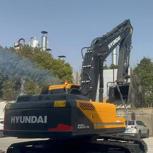 Excavadora de orugas Hyundai 220LC-9S usada de alta calidad, excavadora hidráulica en buenas condiciones con Motor de bomba de motor central - Product Image 1