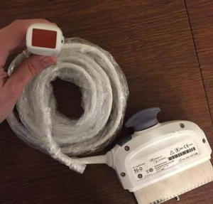 Échographe Doppler portable 6Tc-RS avec sonde, pour service de réparation, en bon état de fonctionnement - Product Image 6