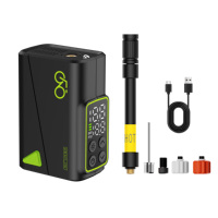 Mini Portable Electric Air Pump Smart Automatic Digital Display Bicycle Tire Inflator (150 PSI)