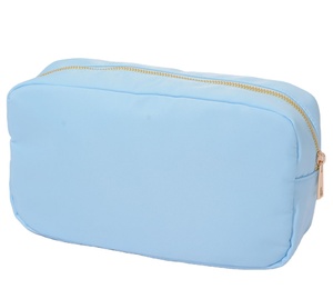 S M L XL กระเป๋าเครื่องสำอางผ้าไนล่อนสีฟ้านํ้าแข็ง,กระเป๋าจัดระเบียบแบบพกพาสำหรับผู้หญิง4แพ็กกระเป๋าไนลอนกระเป๋าเดินทาง - Product Image 4
