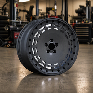 Rin de Aleación de 17 Pulgadas de Baja Presión, Estilo Beadlock, PCD 114.3*5, Negro Mate, <span class=keywords><strong>para</strong></span> Autos de Pasajeros, Compatible con VW Golf y Toyota Camry - Product Image 2