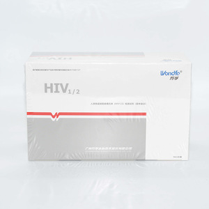 Kit de détection d'anticorps HIV1/2 Wondfo, méthode à l'or colloïdal, sang total, adultes, kit de test diagnostique - Product Image 2