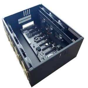 Prix spécial 8-GPU ATX Facteur de forme Boîtier de serveur en alliage d'aluminium <span class=keywords><strong>4Gb</strong></span> DDR3 RAM Boîtiers d'ordinateur et tours avec châssis 8-GPU et ventilateur - Product Image 1