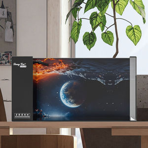 Petit aquarium d'eau douce de bureau carré en verre de 24 L, écologique, moderne, de haute qualité, avec débordement latéral, garantie 1 an pour la vie - Product Image 6