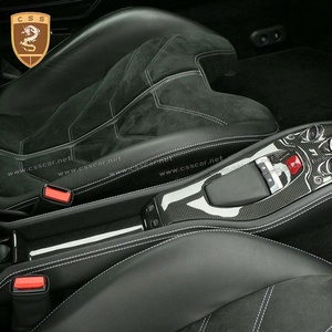 Grande Qualité Intérieur Pour <span class=keywords><strong>Ferrari</strong></span> 458 Console centrale Compartiment Couverture En Fiber De Carbone - Product Image 1