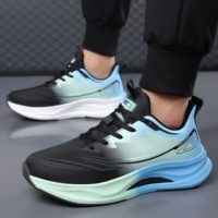 Chaussures de course pour hommes tendance printemps, légères, respirantes, avec empeigne en mesh, amorti confortable pour la marche quotidienne
