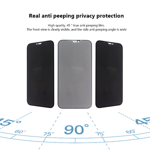 Bolsa de aire de privacidad para teléfono móvil, película protectora de cristal templado para iphone 12 mini, accesorio para oppo a5 2020 - Product Image 3