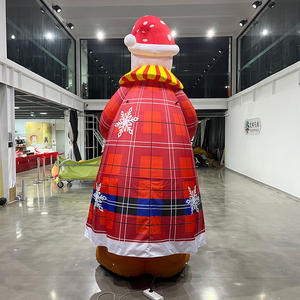 <span class=keywords><strong>Santa</strong></span> <span class=keywords><strong>Claus</strong></span> Inflable Gigante, Mascota de Papá Noel, Decoraciones Navideñas para Exteriores, Impermeables y Duraderas - Product Image 4