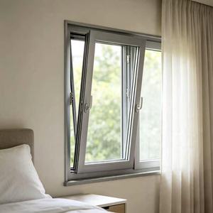 Ventana Abatible y Oscilobatiente de Aluminio Personalizada de Alta Calidad, Ventana de Doble Vidrio Templado para Viviendas Residenciales - Product Image 1