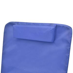 Tapis de <span class=keywords><strong>plage</strong></span> pliant avec dossier rembourré Tapis de <span class=keywords><strong>plage</strong></span> pliant portable avec oreiller Lit d'extérieur léger Chaise longue de <span class=keywords><strong>plage</strong></span> - Product Image 3