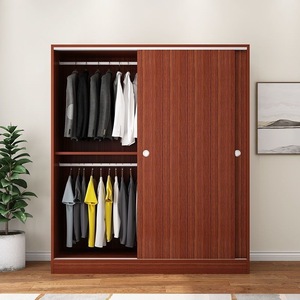 Muebles de Dormitorio, <span class=keywords><strong>Armario</strong></span> Moderno Minimalista, Muebles para el Hogar, Habitación Infantil, <span class=keywords><strong>Puertas</strong></span> Corredizas de Madera, Fácil Montaje, Apto para Alquiler - Product Image 5