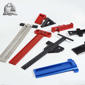 أفضل قائمة أدوات نجارة يدوية معدنية قياس نجارة وضع علامات مسطرة قياس أدوات لصنع الأثاث - Product Image 1