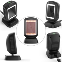 Escáner de Códigos de Barras Xincode de Alta Calidad, 2D, de Escritorio, para Tabletas, Lector de Códigos QR Omnidireccional para Supermercados