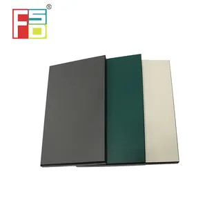 彩色墙板紧凑密度层压板板黑色酚醛板芯实心Hpl板