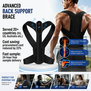 <span class=keywords><strong>Correcteur</strong></span> de posture unisexe réglable pour le dos inférieur, soulageant la douleur au cou, au dos et aux épaules - Product Image 1