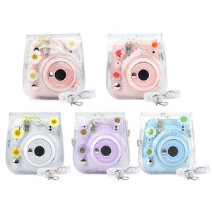 Sac de caméra marguerite Transparent de haute qualité PVC <span class=keywords><strong>Mini11</strong></span> sac de rangement de caméra de manchon de protection pour <span class=keywords><strong>Instax</strong></span> <span class=keywords><strong>Mini11</strong></span>/9/8 - Product Image 3