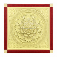 Plaque de plafond en aluminium haute sécurité ignifuge pour la construction de salles de prière et de temples sacrés