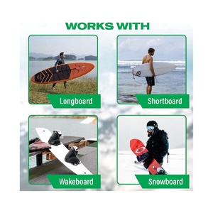 Support <span class=keywords><strong>mural</strong></span> en bois pour planches de <span class=keywords><strong>surf</strong></span>, avec crochets et rails écologiques pour l'affichage de longboards et shortboards - Product Image 3