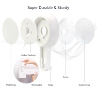 Taili, panier de douche d'angle populaire sans perçage, étagère, porte-brosse à dents, porte-dentifrice avec 4 gobelets et ventouse pour salle de bain