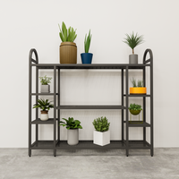 Support de fleurs sur pied en métal 2026 pour plantes, grande étagère florale d'intérieur pour plusieurs coins, vente en gros