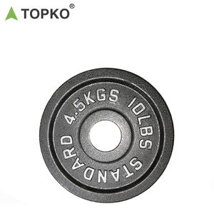 TOPKO थोक जिम फिटनेस कच्चा लोहा लोहे का दंड वजन प्लेटों - Product Image 4